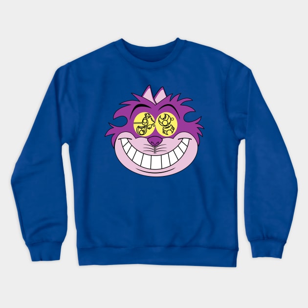 Mad Cat In A Box Crewneck Sweatshirt by Staceland